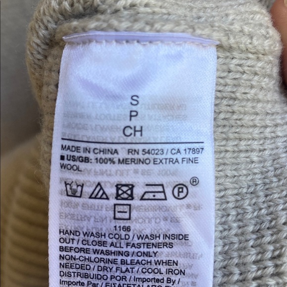 100% Merino Peter Do x BR Wool sweater vest - Picture 9 of 12